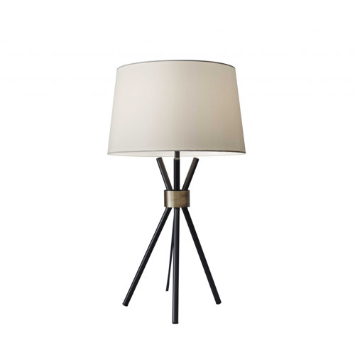 Corrigan Studio® Nguyen 25.5" Black Tripod Table Lamp Wayfair